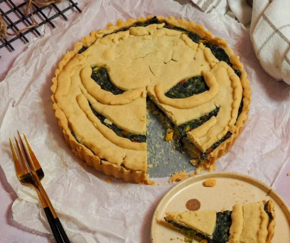 slaný hallowenský koláč